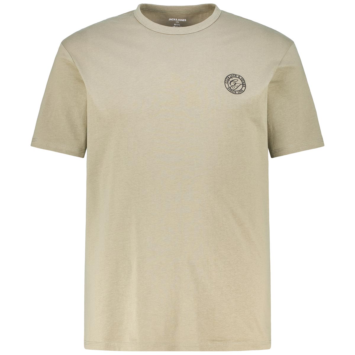 Jack&Jones T-Shirt aus Biobaumwolle Farbe oliv Größe: 3XL günstig online kaufen