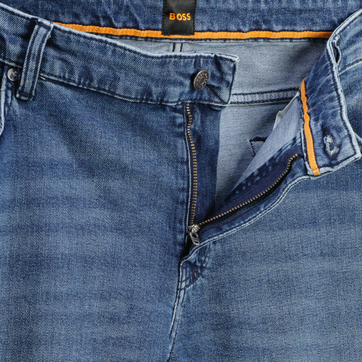 BOSS Stretch-Jeans "Re.Maine", Regular Fit mittelblau