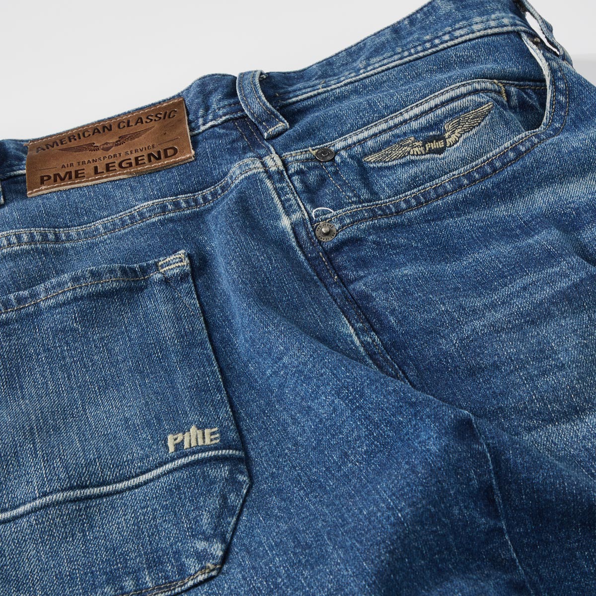 PME LEGEND Stretch-Jeans "Wingload", Loose Fit dunkelblau