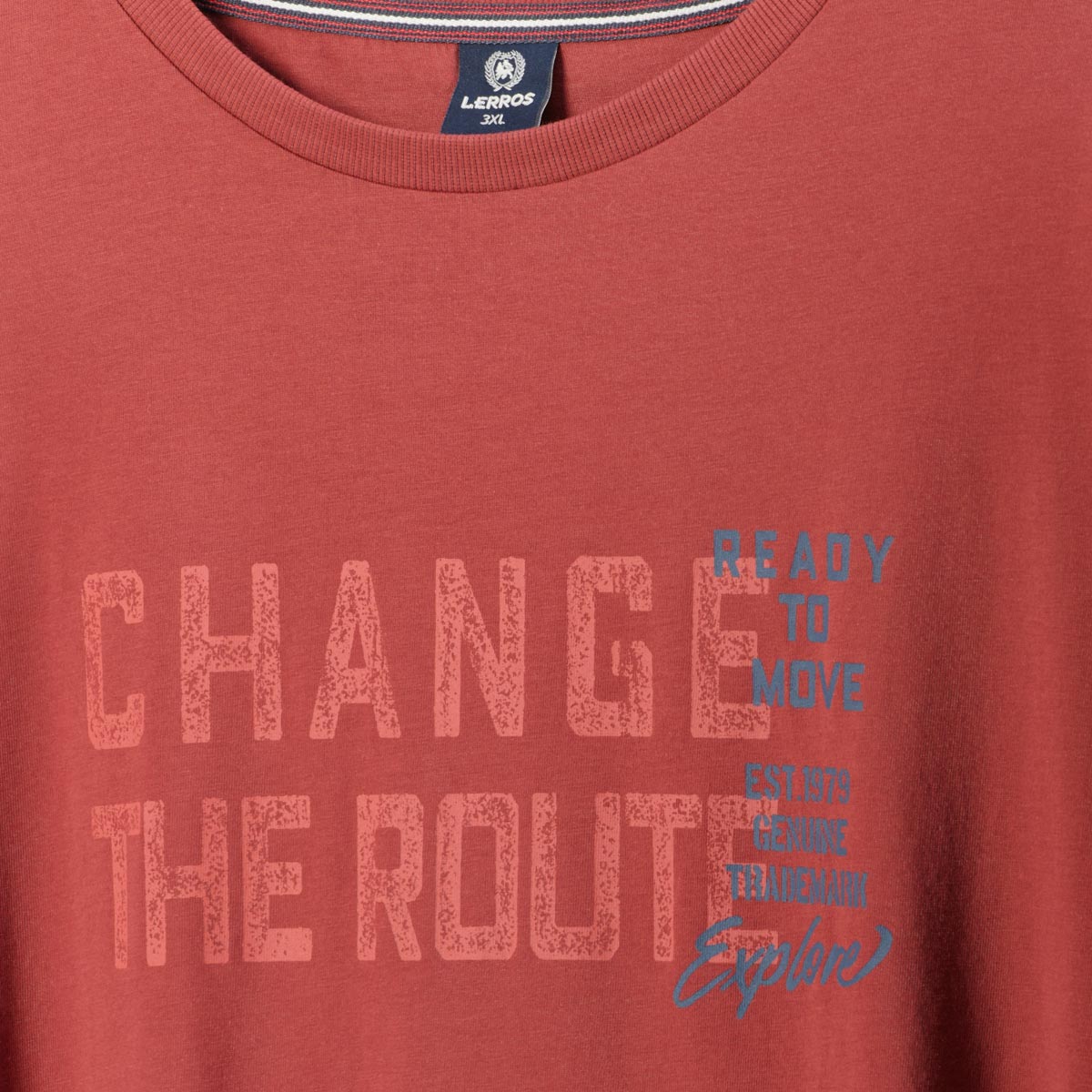 Lerros T-Shirt mit Print rot