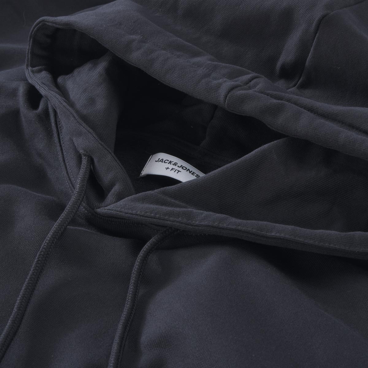 Jack&Jones Hoodie mit Print auf Vorder- und Rückseite schwarz