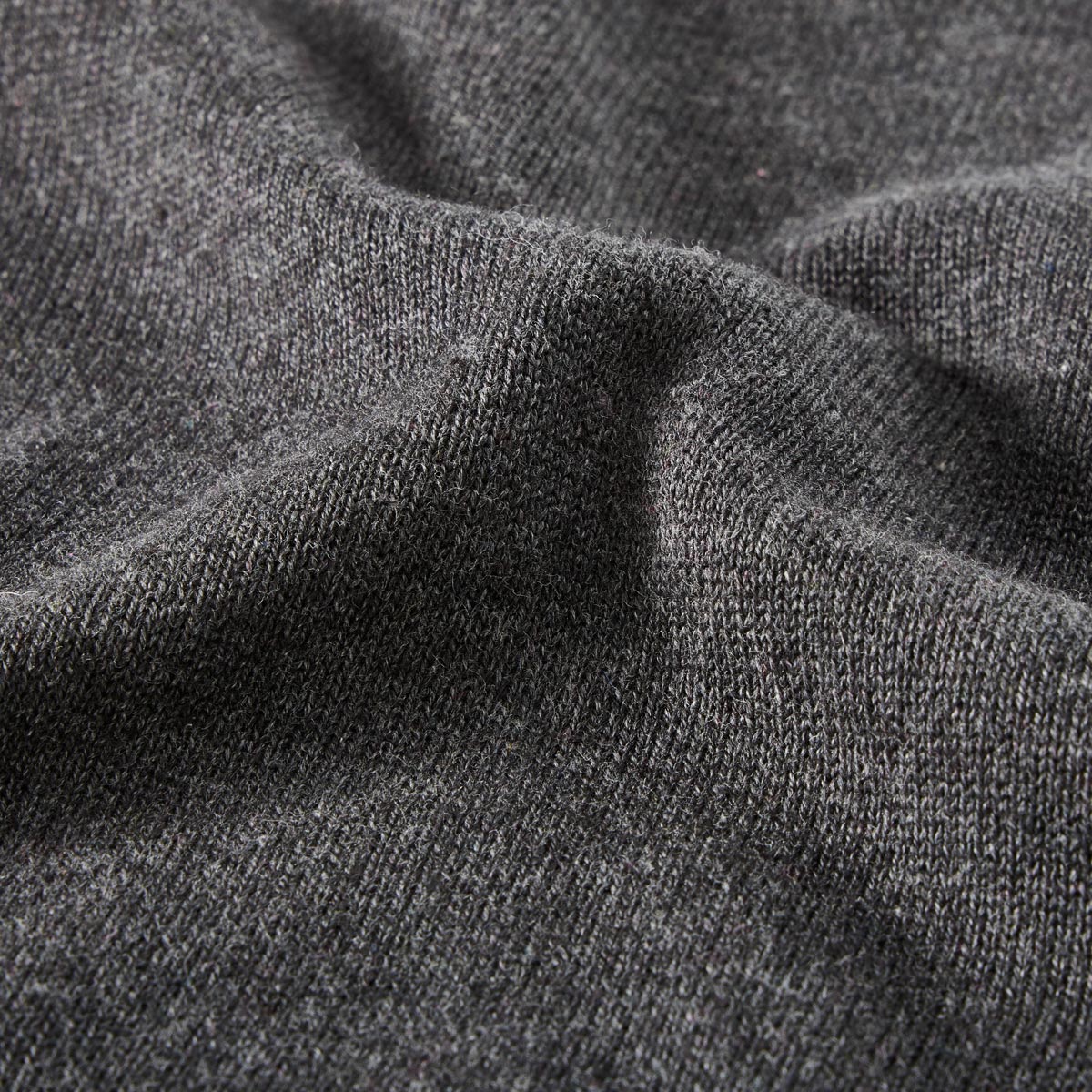 Pfundskerl Feinstrickpullover aus Baumwolle anthrazit