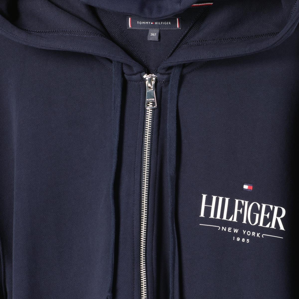 Tommy Hilfiger Kapuzenjacke aus Baumwolle marine Tommy Hilfiger Kapuzenjacke aus Baumwolle marine