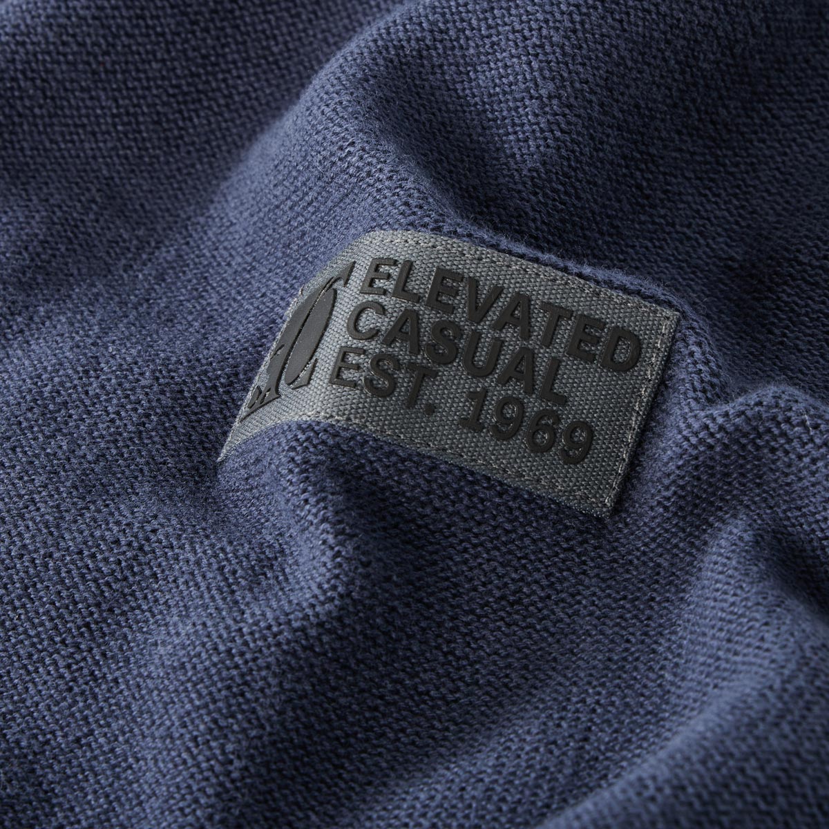 s.Oliver Strickjacke aus Baumwolle blau