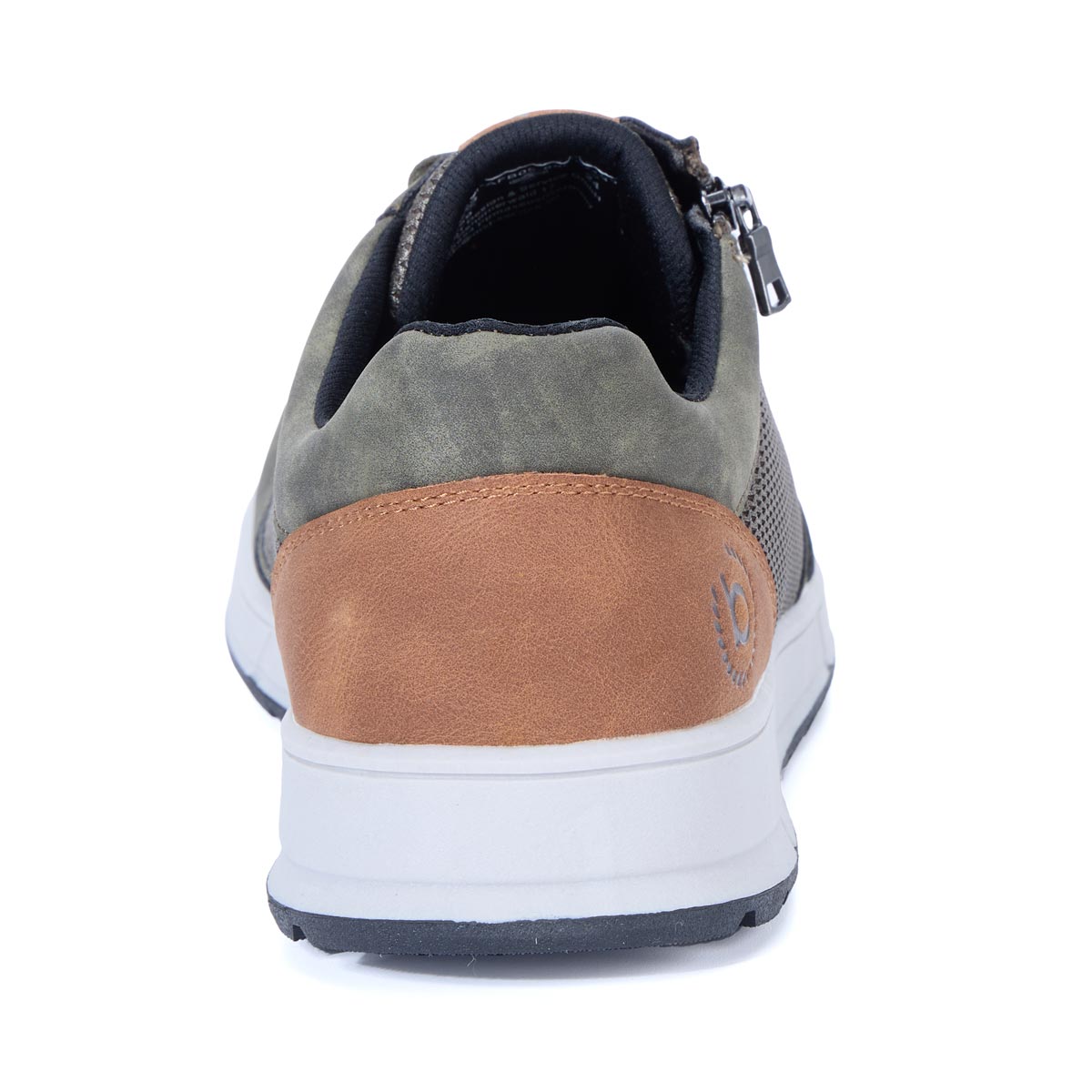 bugatti Sneaker mit Reißverschluss oliv