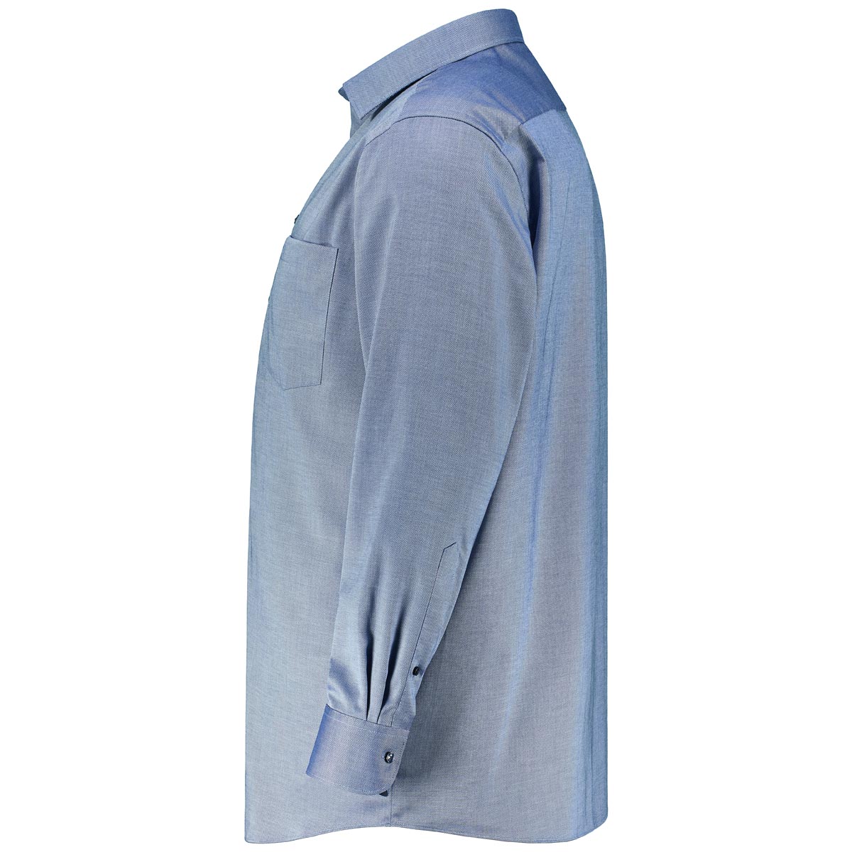 Olymp Businesshemd mit Brusttasche, bügelfrei jeansblau