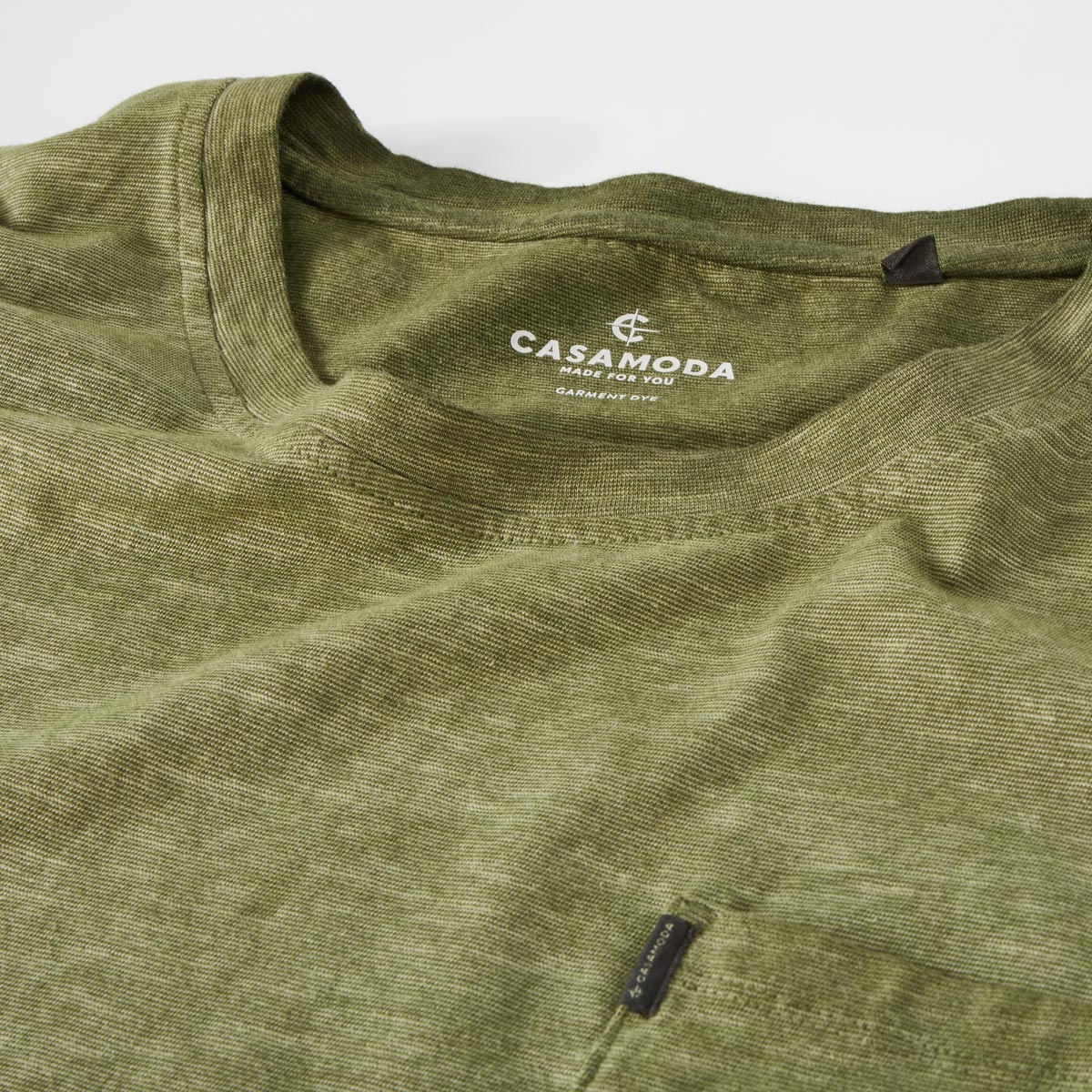 CASA MODA T-Shirt aus Baumwolle grün