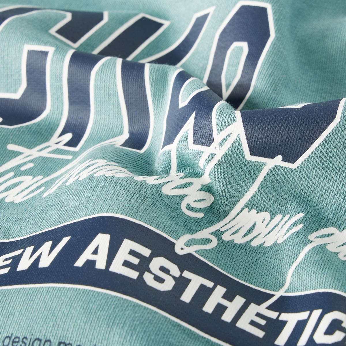 Jack&Jones Hoodie mit Label-Print mint