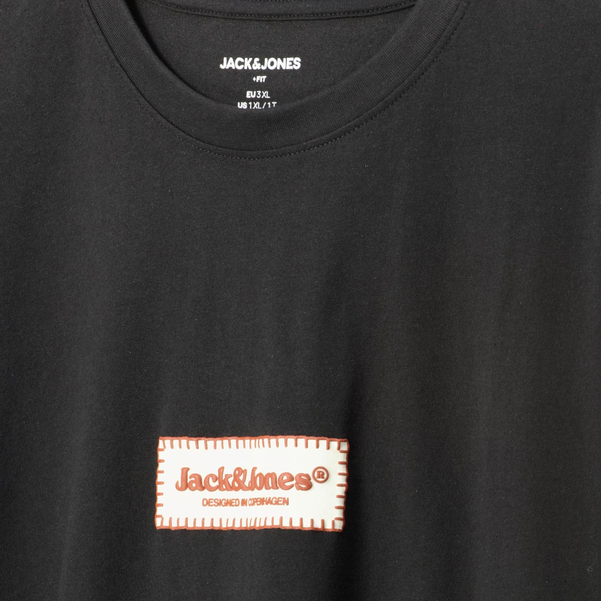 Jack&Jones T-Shirt mit Label-Print schwarz