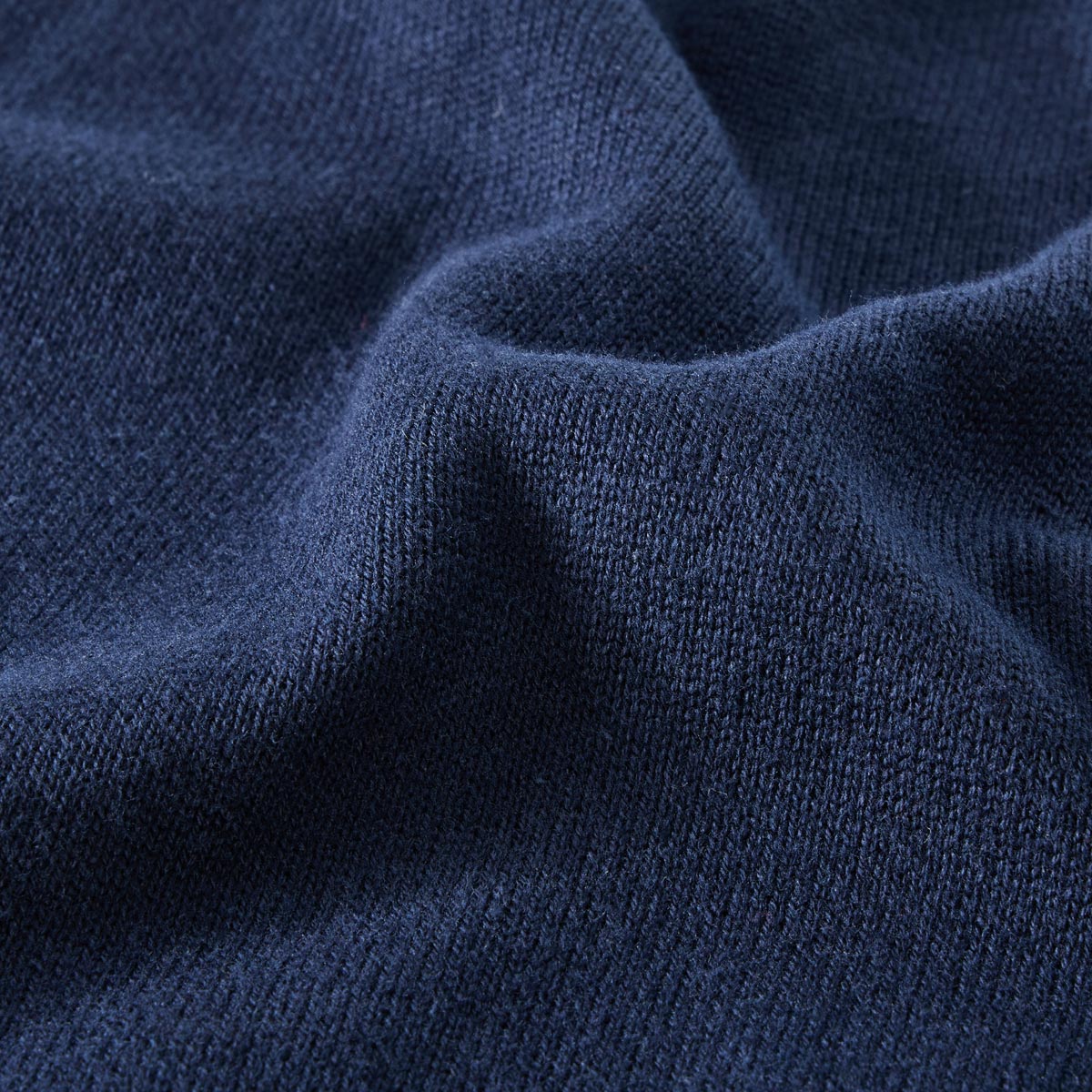 Pfundskerl Feinstrickpullover aus Baumwolle dunkelblau