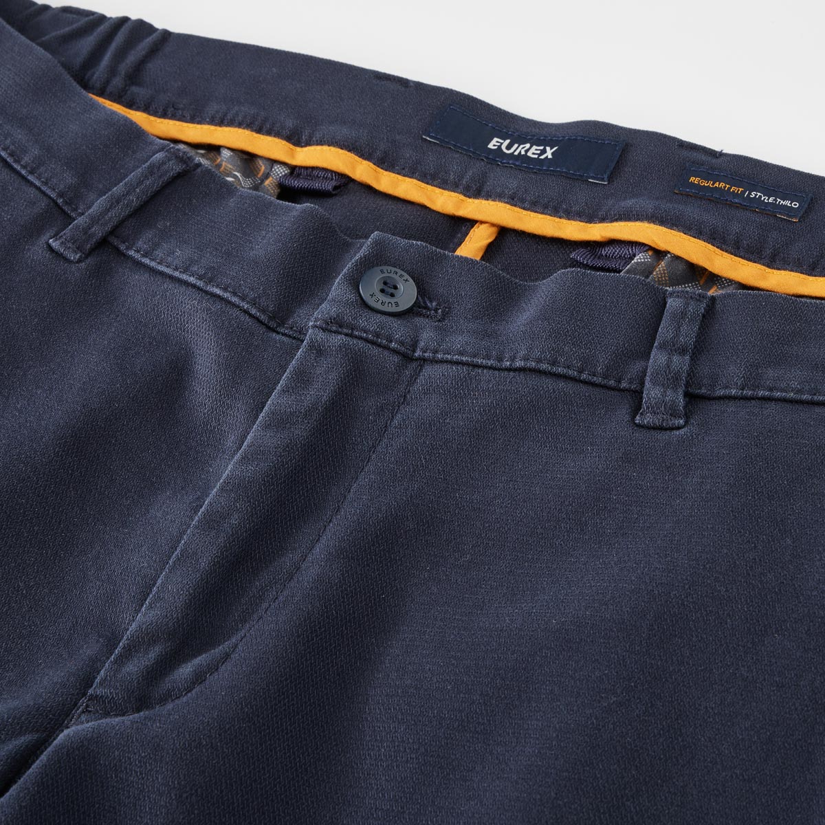 EUREX Chino „Thilo“ mit Stretch blau
