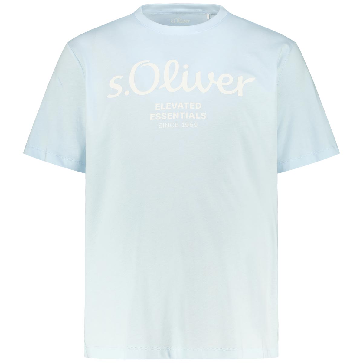 T-Shirt mit Label-Print