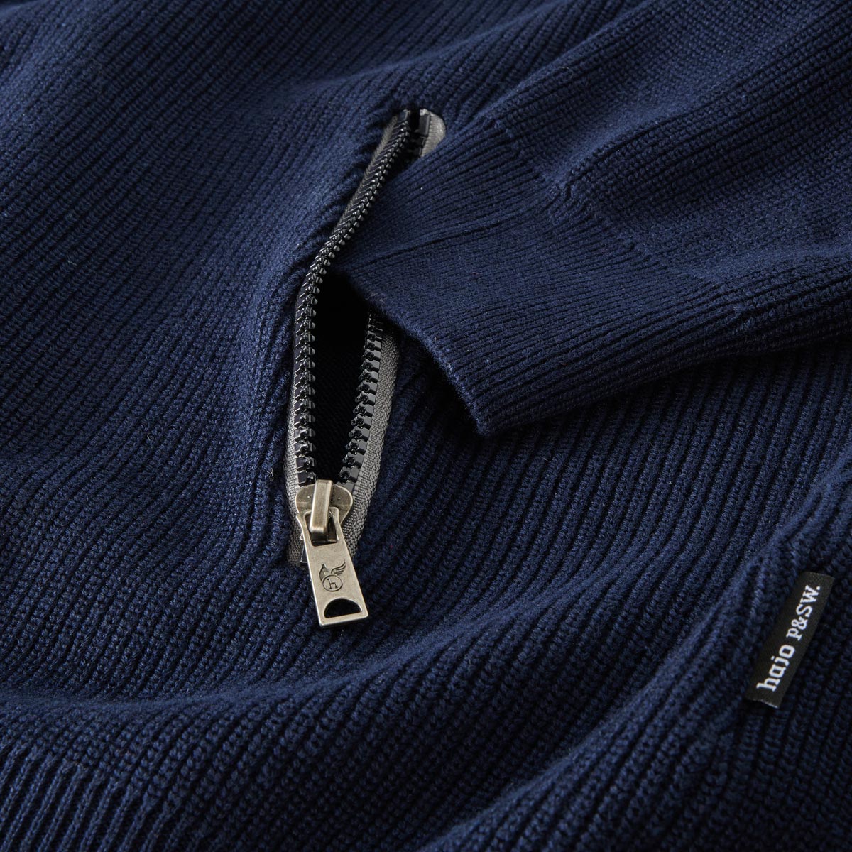 Hajo Strickjacke mit Struktur marine