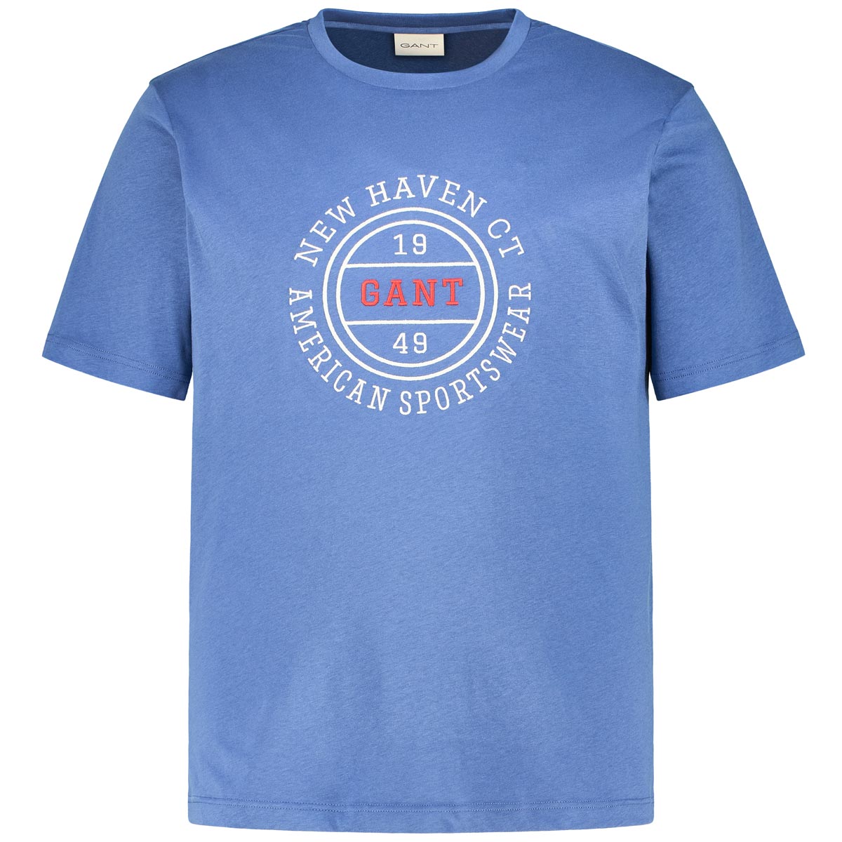 T-Shirt mit Label-Stickerei