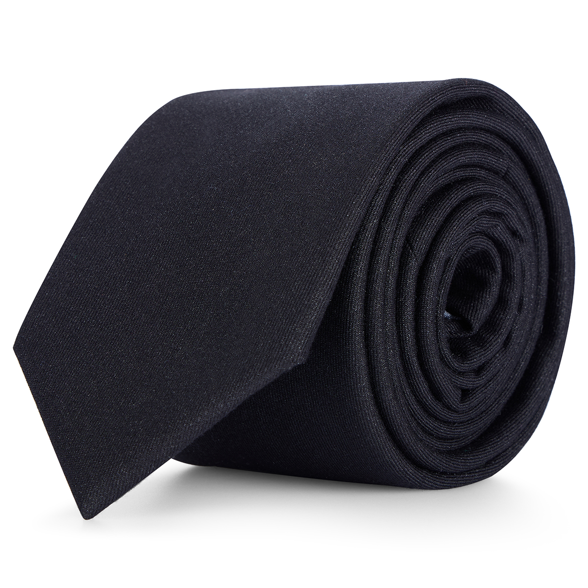 Prince BOWTIE Extralange Krawatte und Einstecktuch im Set schwarz