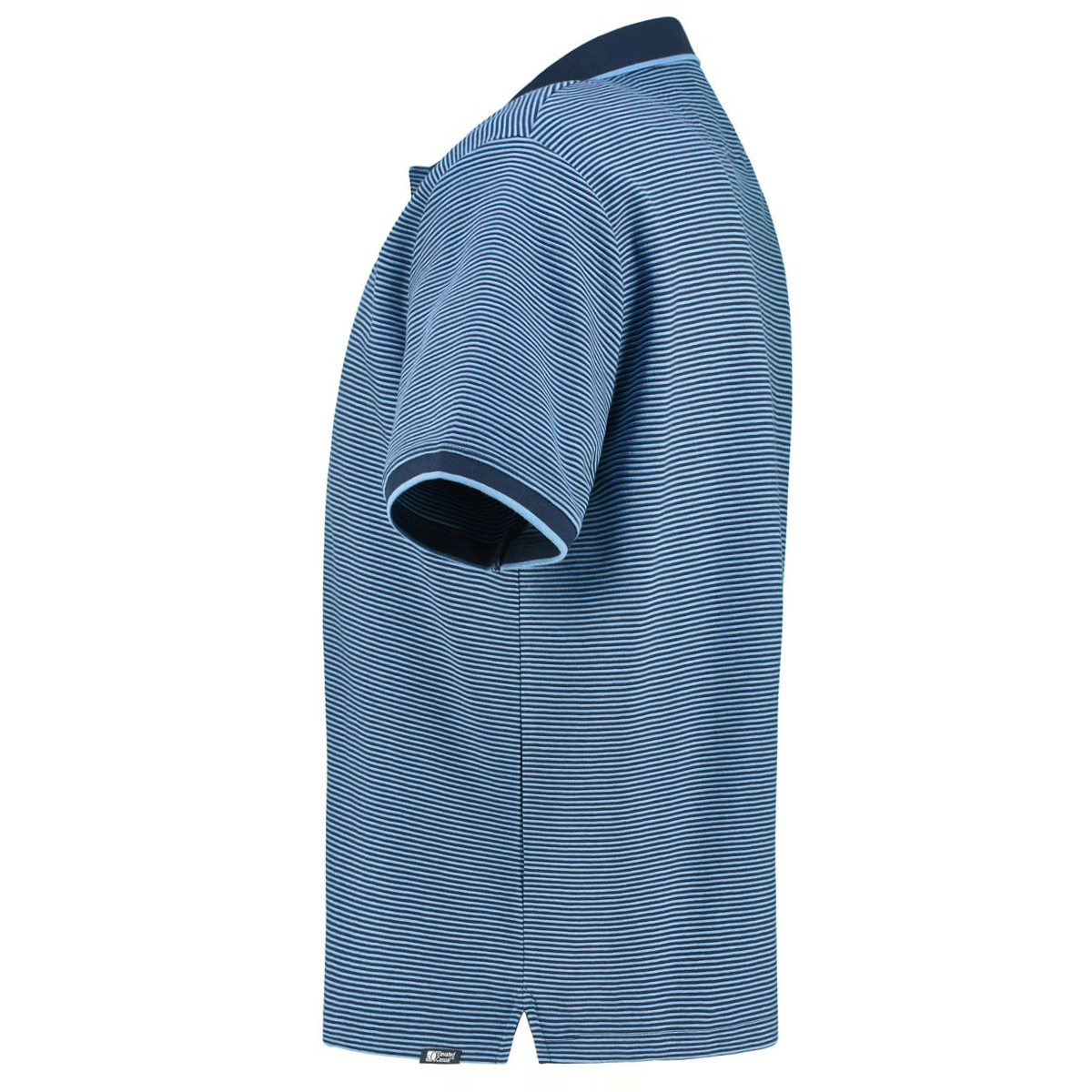 s.Oliver Poloshirt mit Allover-Muster Farbe blau Größe: 4XL günstig online kaufen