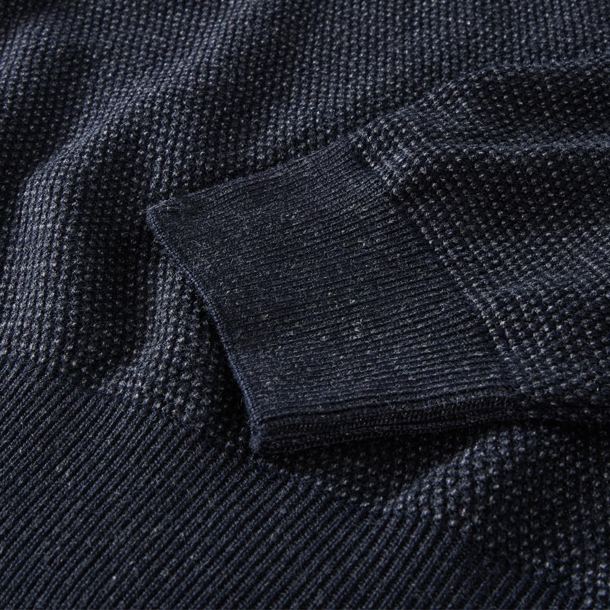 Hajo Feinstrickpullover aus Wollmischung marine