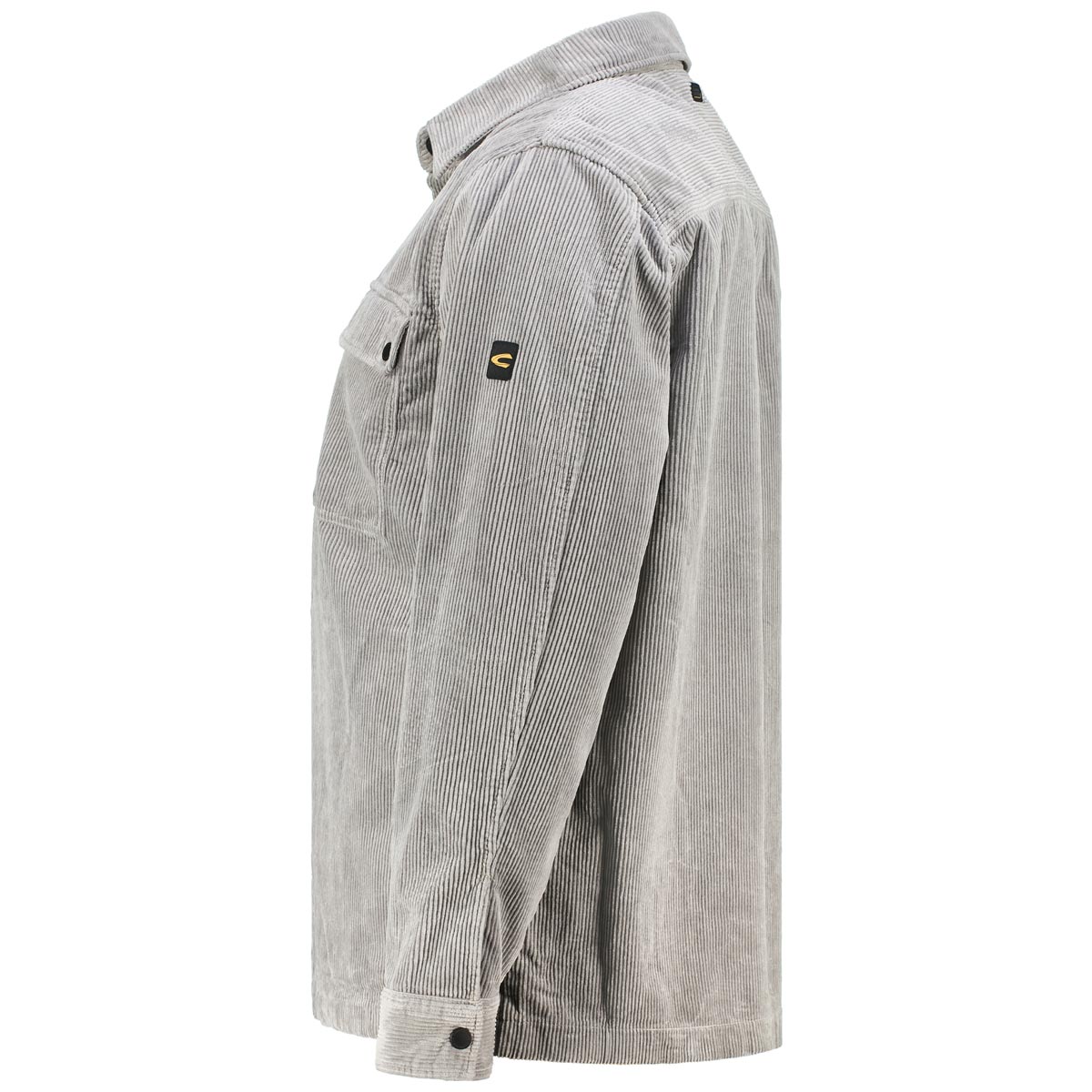 camel active Cord-Overshirt grau