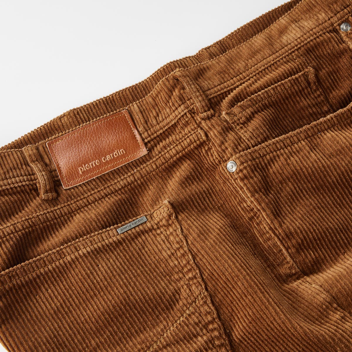 Pierre Cardin Cordhose „Laval“ mit Stretch, Regular Fit braun