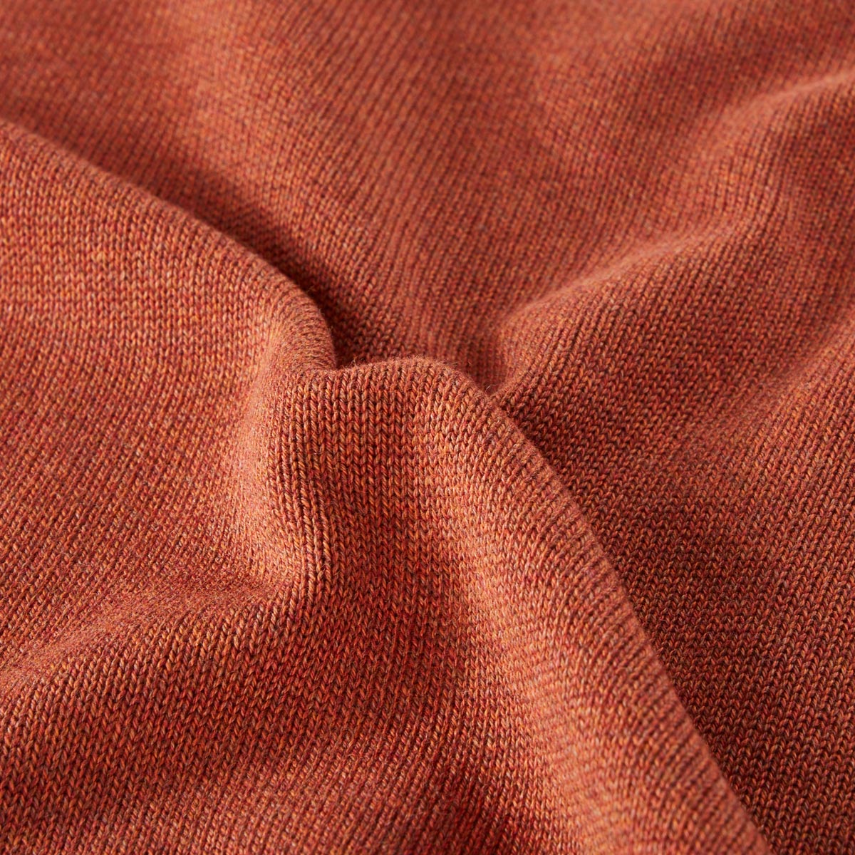 CASA MODA Strickpullover aus Baumwolle orange