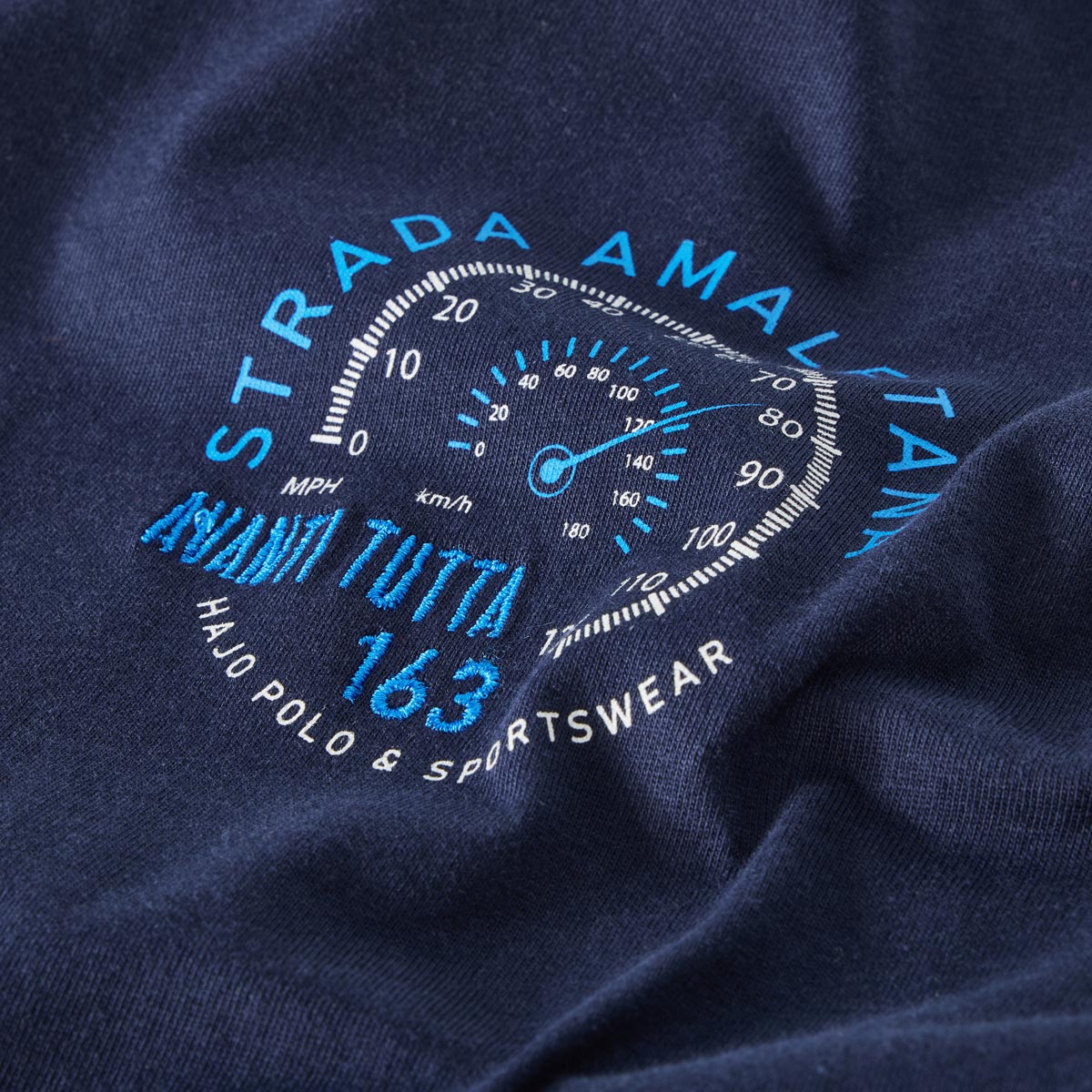 Hajo T-Shirt mit Print marine