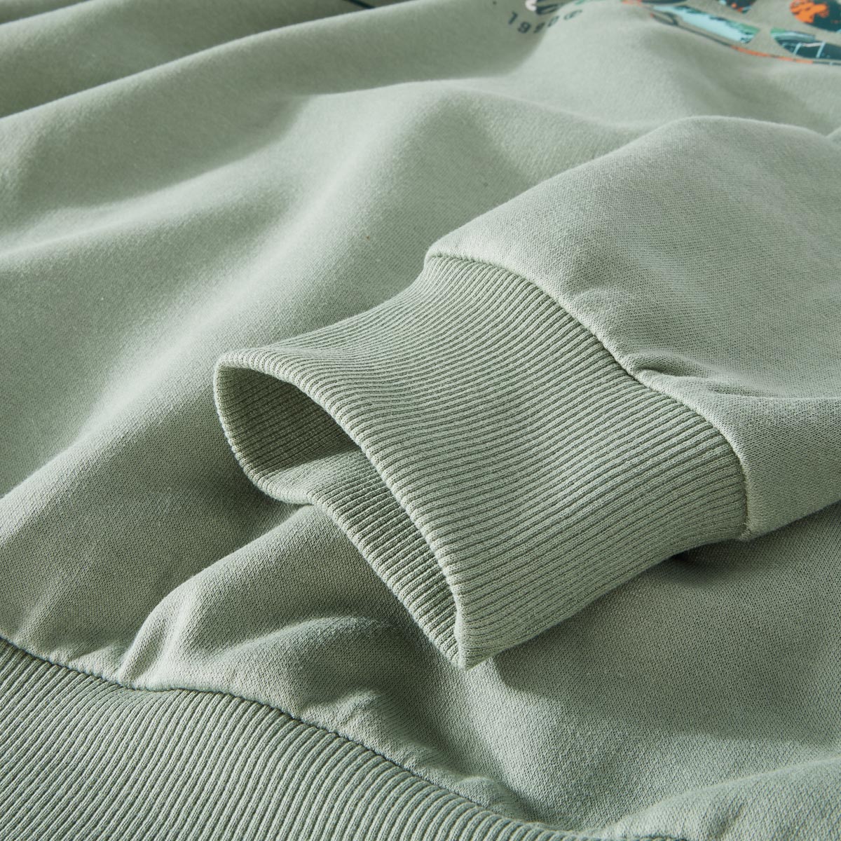 Jack&Jones Hoodie aus Baumwollmischung grün