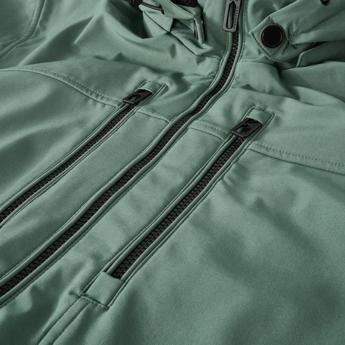 CASA MODA Softshell-Funktionsjacke, winddicht grün