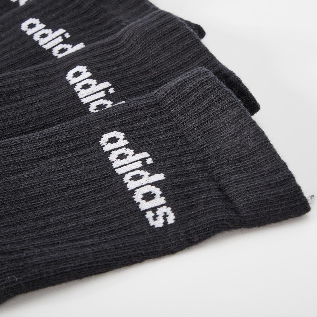 adidas 3er-Pack Socke mit verstärkter Ferse schwarz