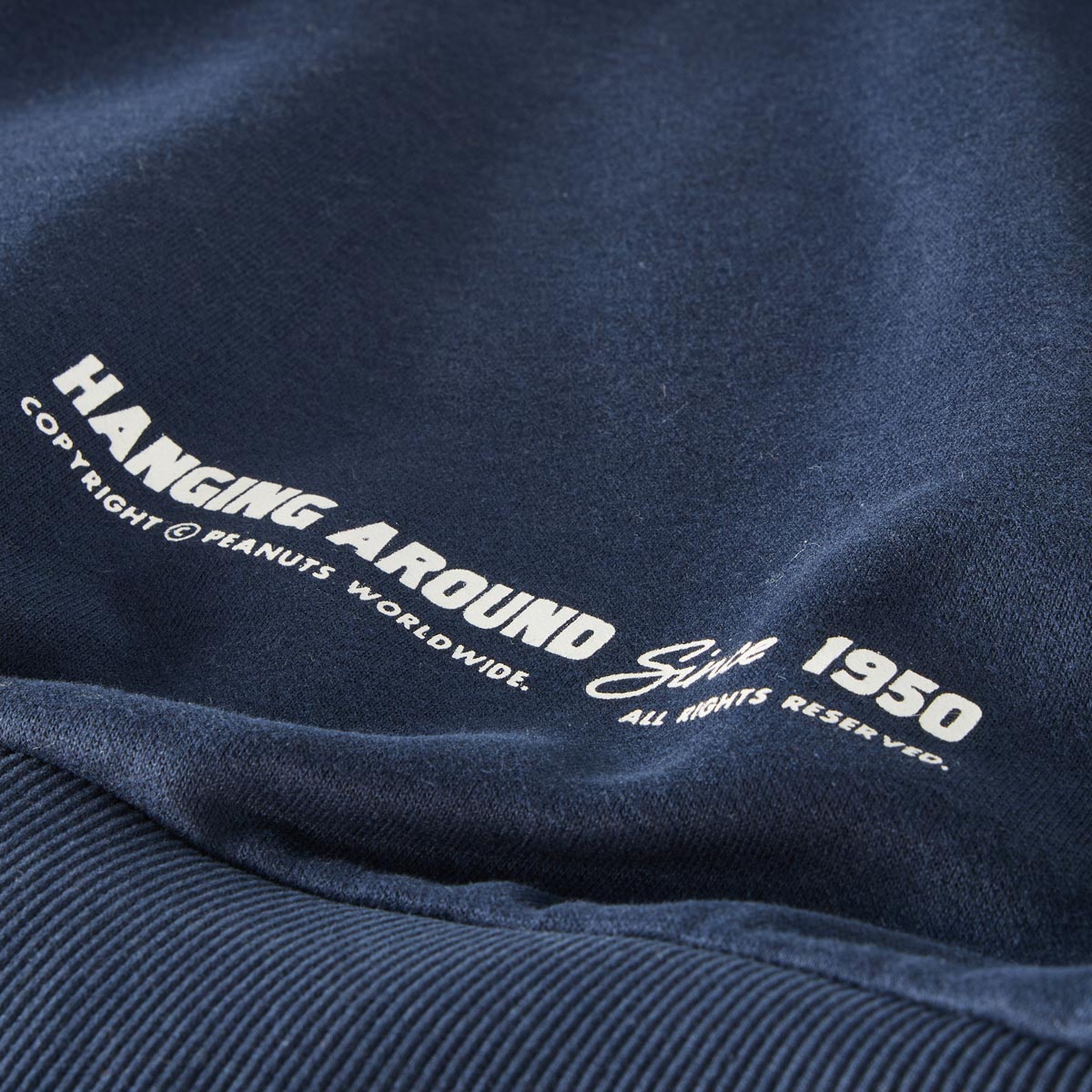 s.Oliver Hoodie mit Snoopy Applikation dunkelblau