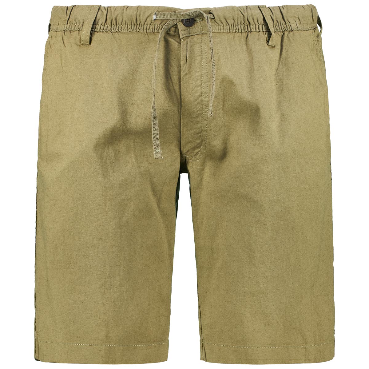 Chino-Shorts mit Leinen