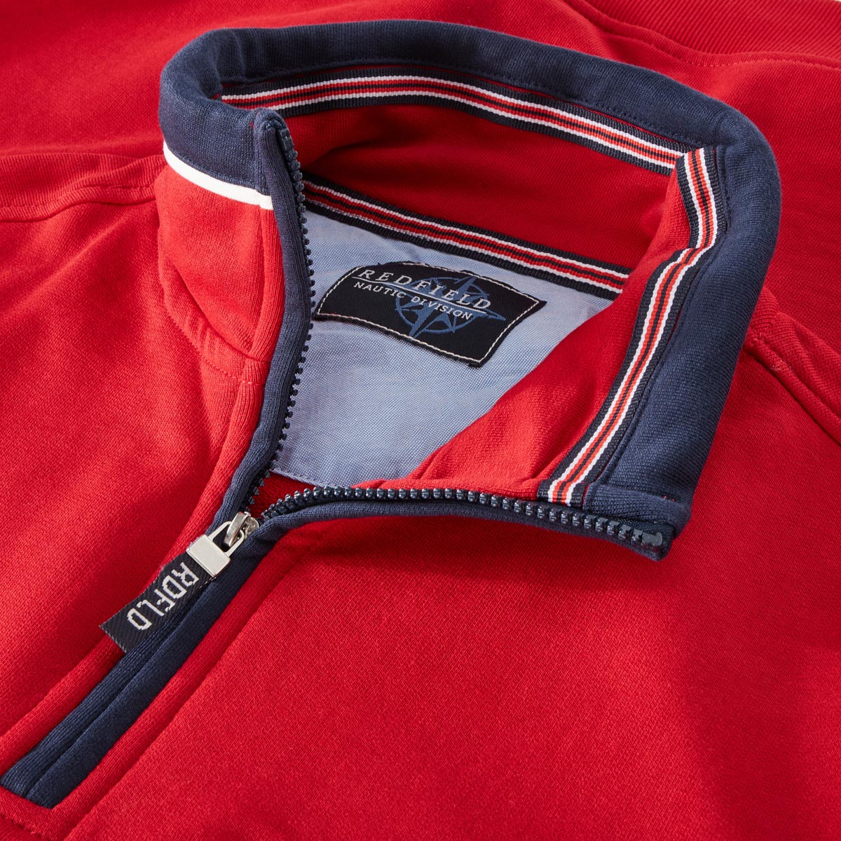 Redfield Sweatshirt mit Print rot