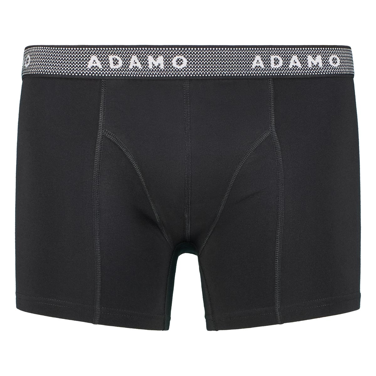 ADAMO 3er-Pack Pants mit Dehnbund und Logo-Schriftzug schwarz/schwarz