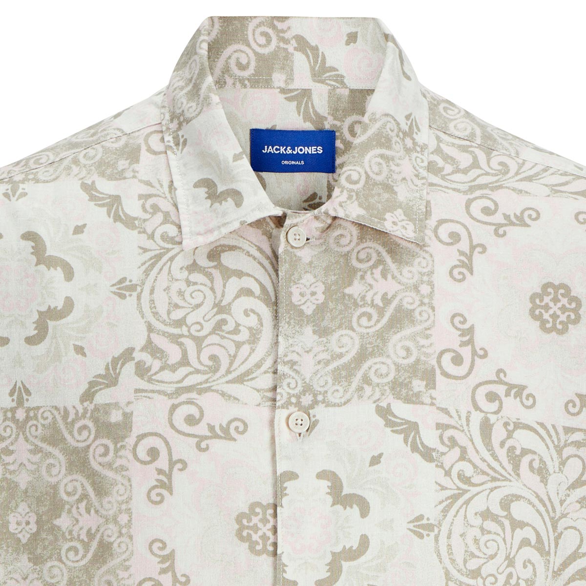 Jack&Jones Freizeithemd mit Leinen pink