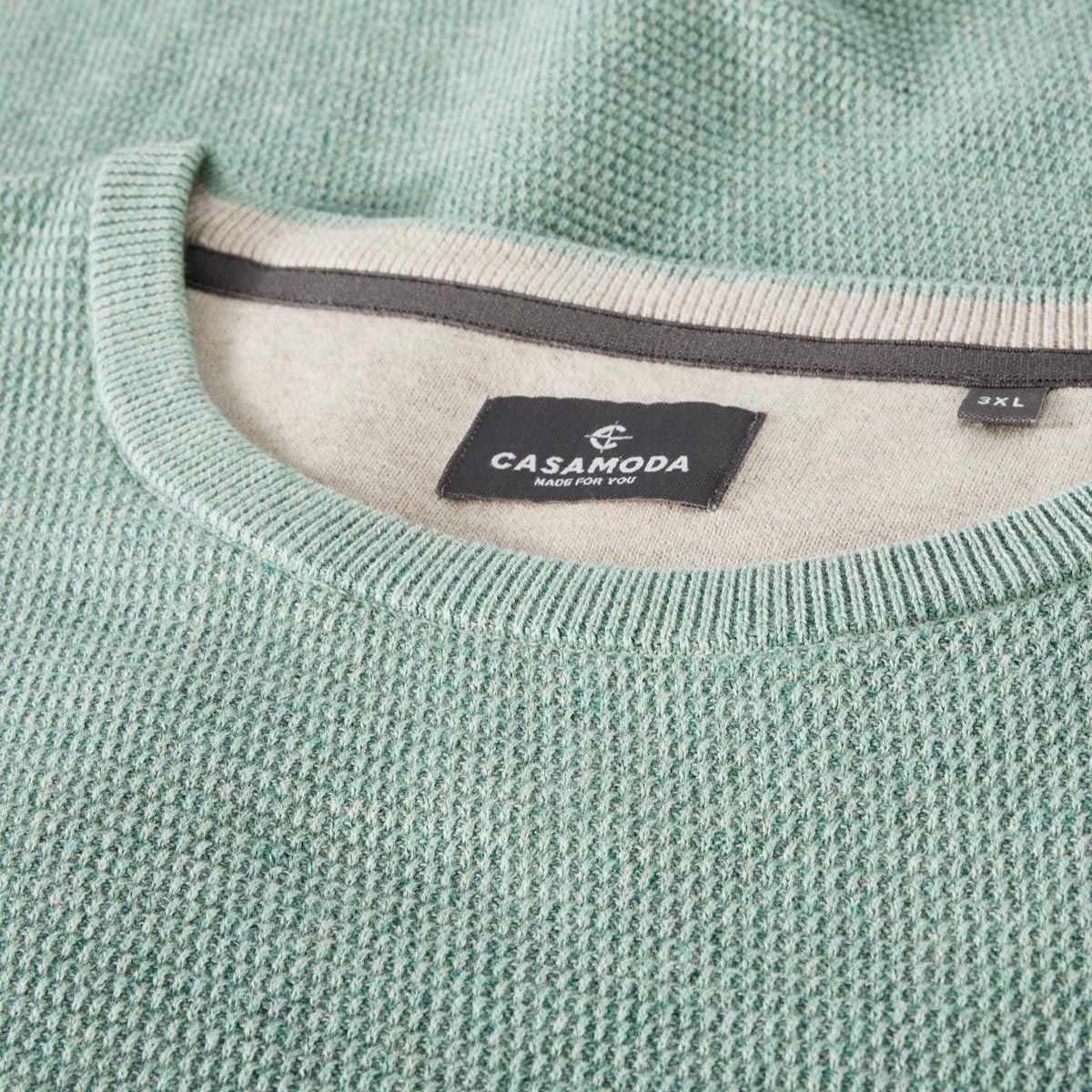 CASA MODA Strickpullover  grün