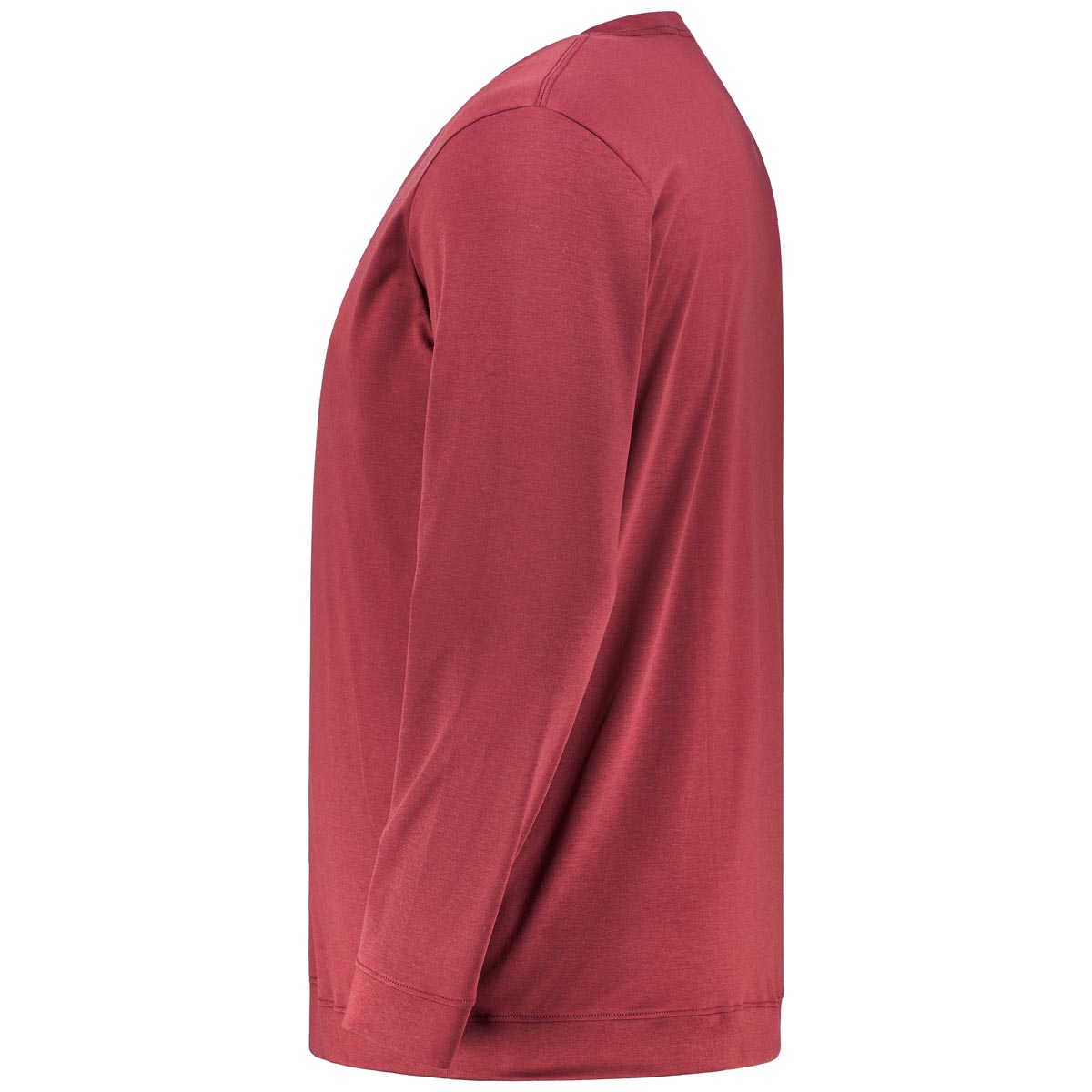 RAGMAN Longsleeve aus Pima-Baumwolle dunkelrot