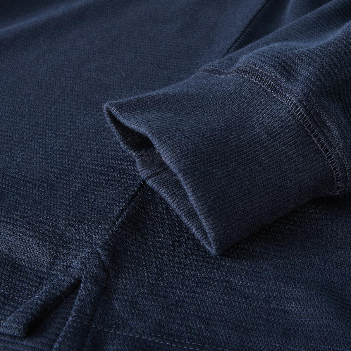 s.Oliver Longsleeve mit Serafinokragen blau