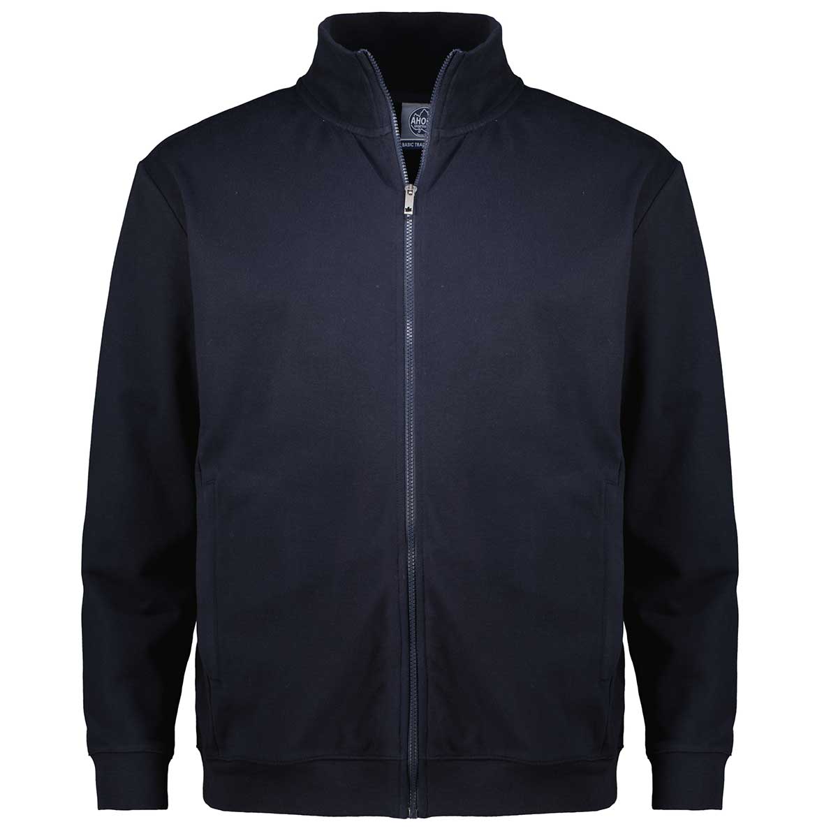 Ahorn Sweatjacke aus Baumwolle dunkelblau Ahorn Sweatjacke aus Baumwolle dunkelblau