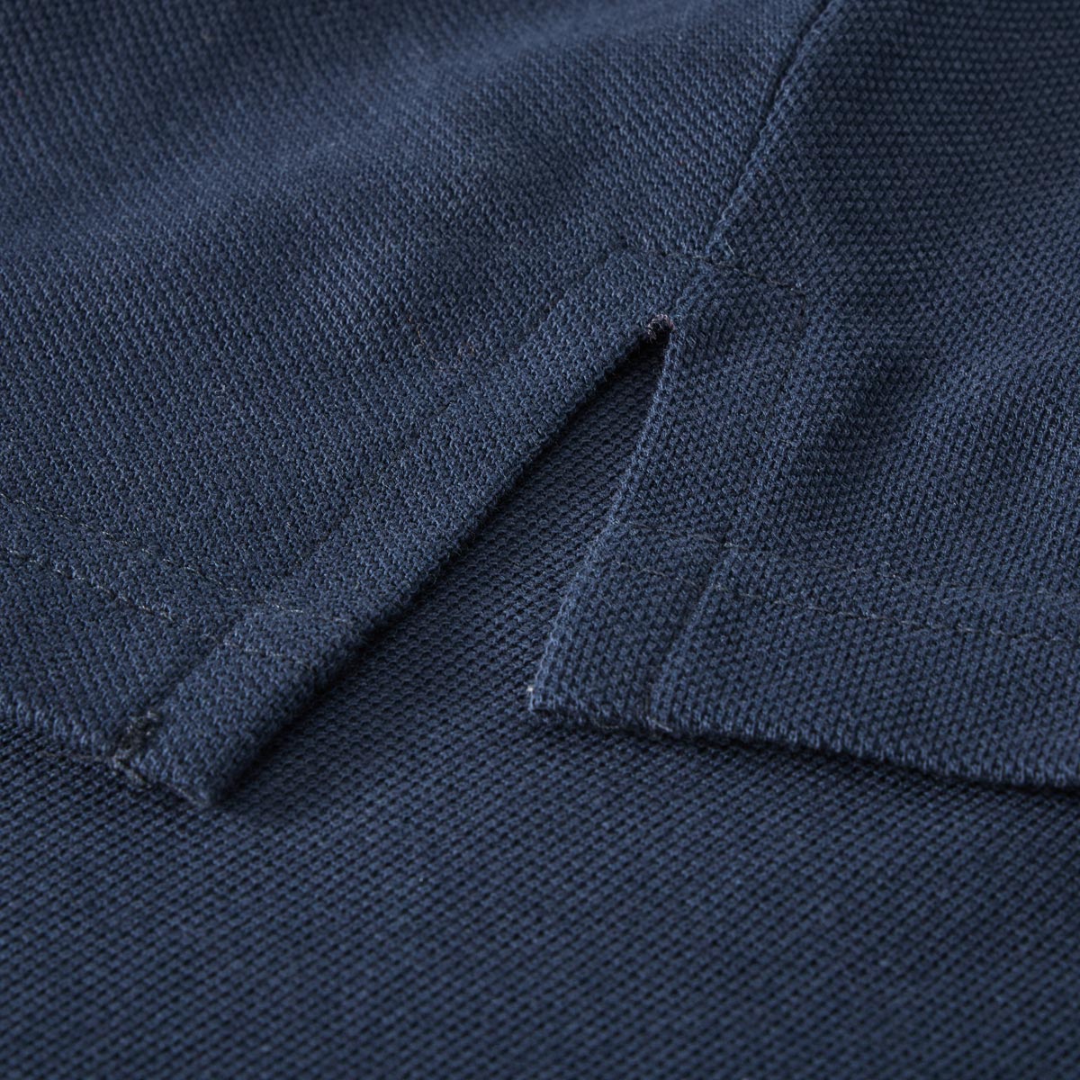 North Poloshirt mit Label-Stickerei dunkelblau