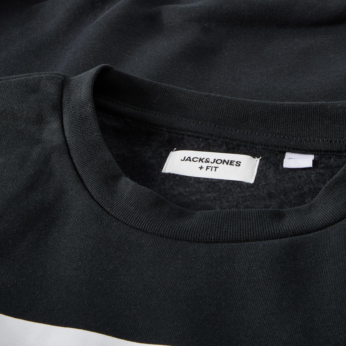 Jack&Jones Sweatshirt mit Label-Print schwarz