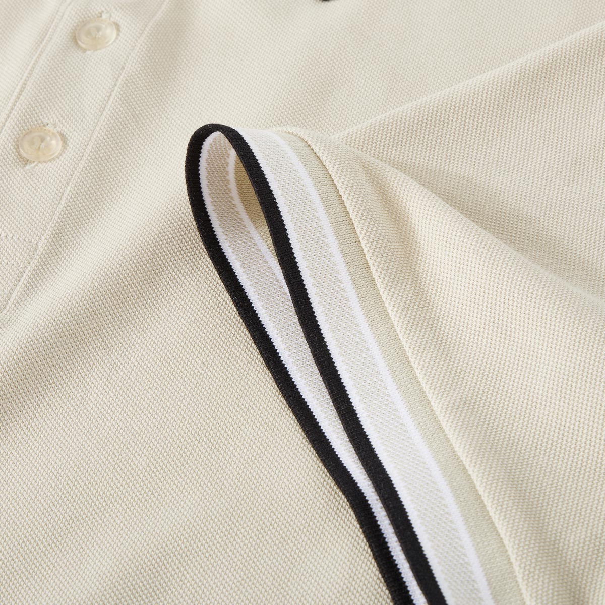 BOSS Poloshirt mit Kontrastdetails beige