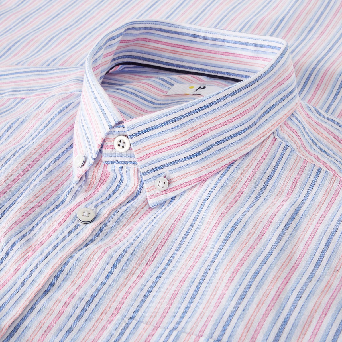 Pfundskerl Freizeithemd mit Leinen hellblau