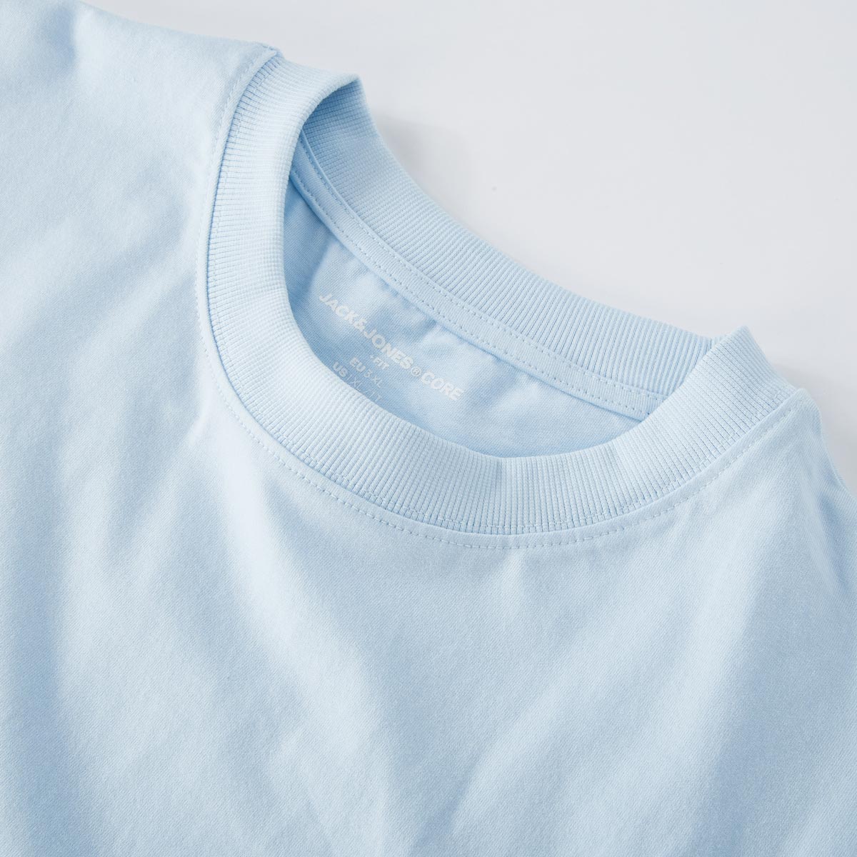 Jack&Jones T-Shirt mit Print auf Vorder- und Rückseite blau