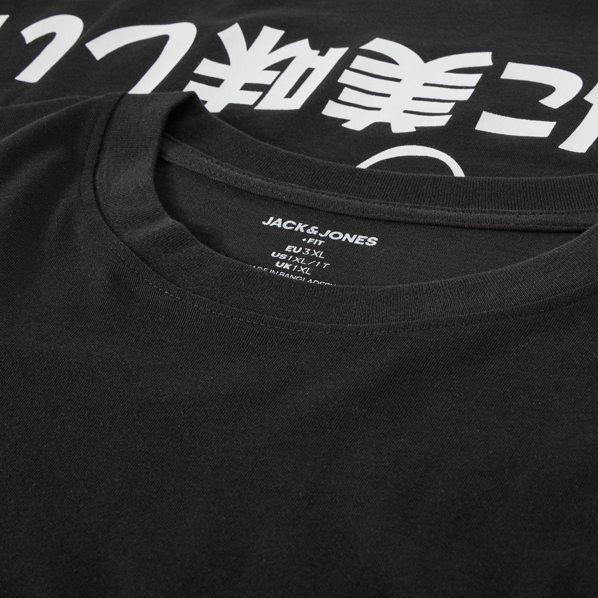 Jack&Jones T-Shirt mit Rückenprint schwarz