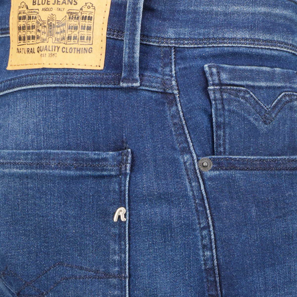 Replay Stretch-Jeans "Anbass", Slim Fit dunkelblau Replay Stretch-Jeans "Anbass", Slim Fit dunkelblau