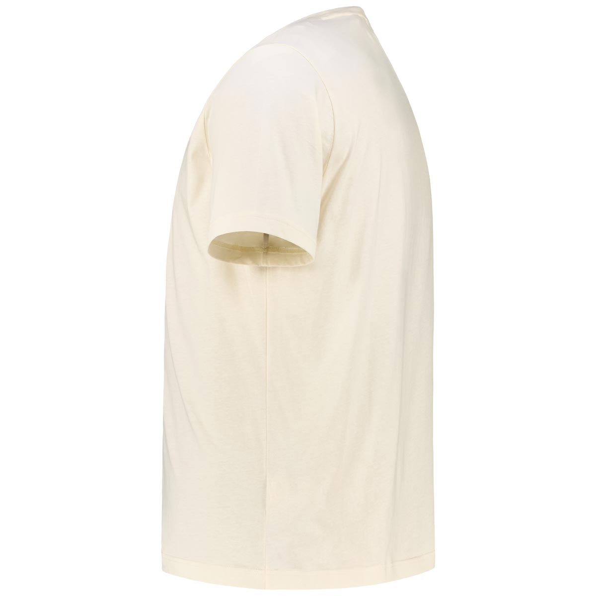 Gant T-Shirt mit Label-Stickerei creme