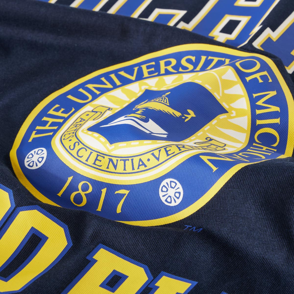 s.Oliver T-Shirt mit Statement-Print marine