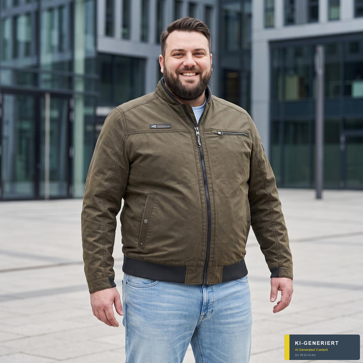 camel active Blouson mit mittlerer Fütterung braun