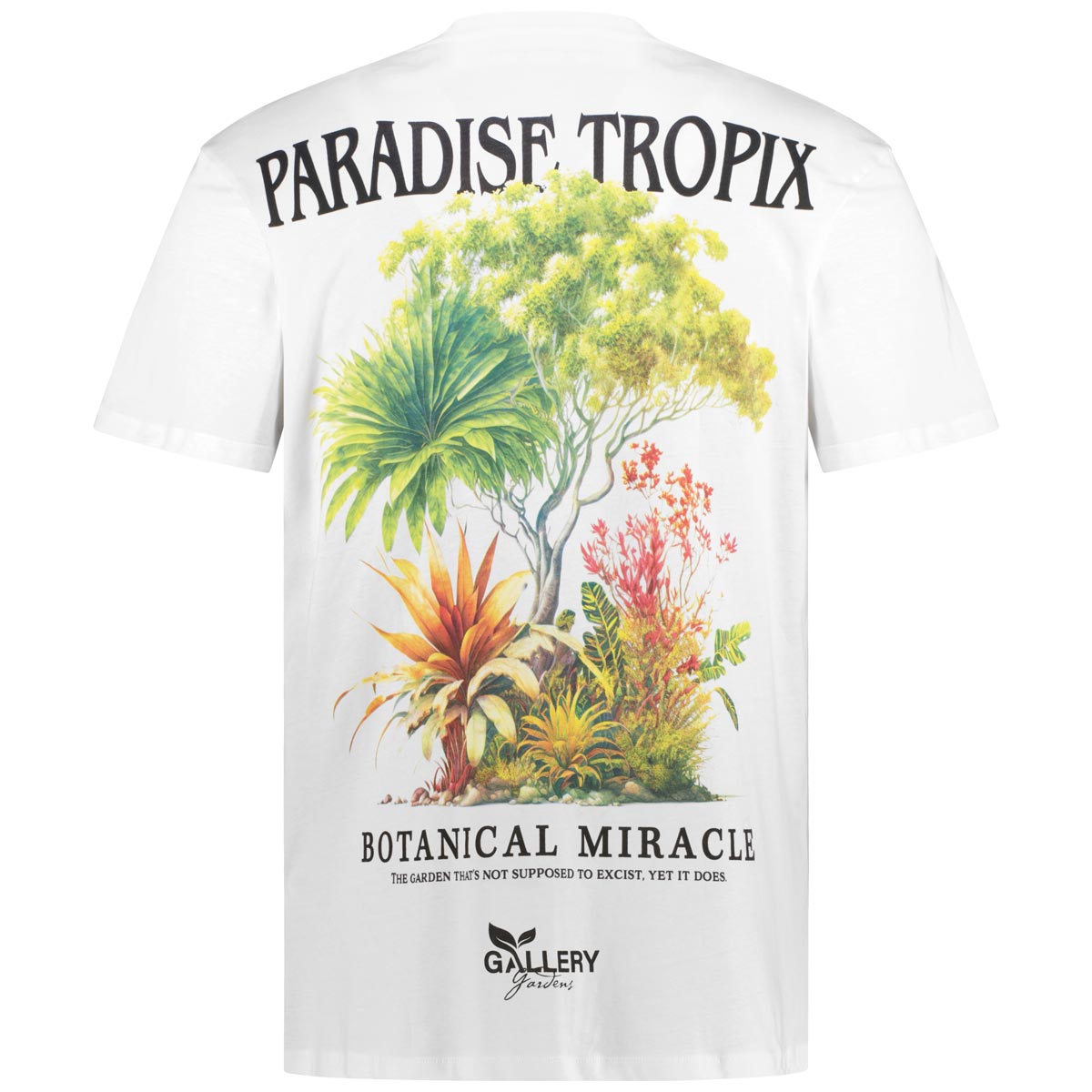 Jack&Jones T-Shirt mit Print auf Vorder- und Rückseite weiß