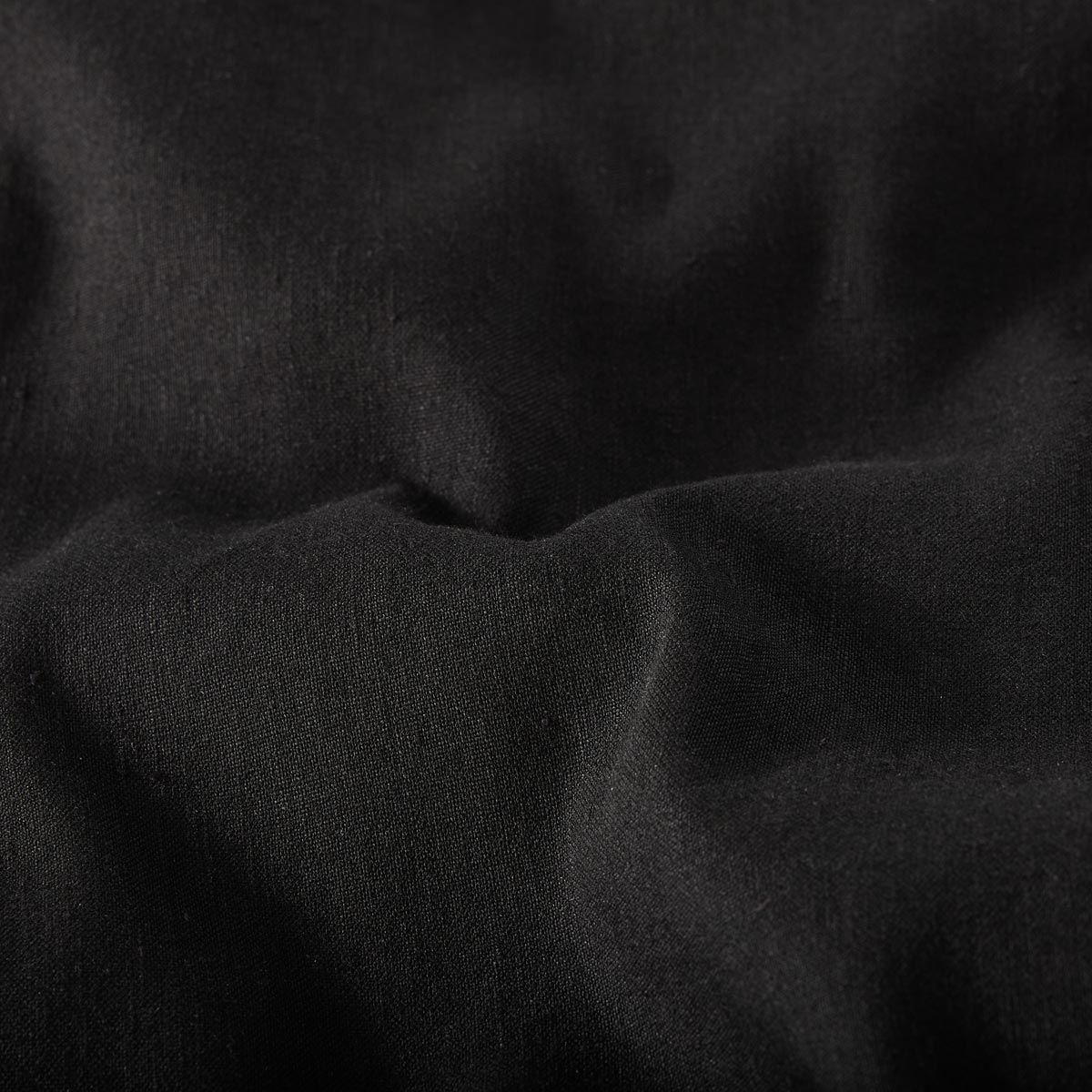 Eurex by Brax Chino mit Leinen "Till", Regular Fit schwarz/schwarz