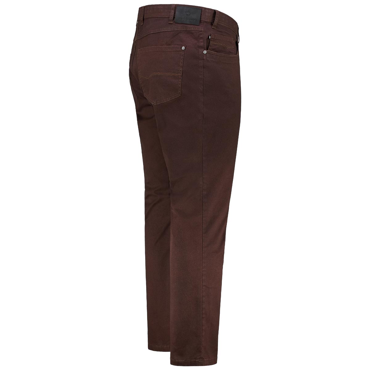 Redpoint Stretch-Jeans "Montreal", Loose Fit dunkelrot